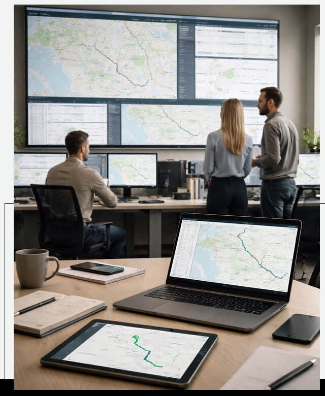 Трекинг грузов и Fleet Management, мониторинг автопарка в Киселёвске