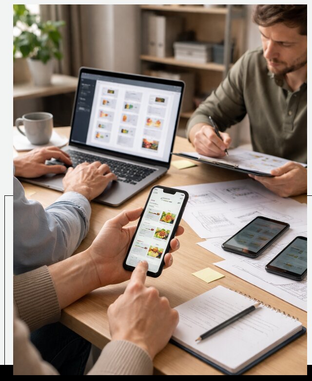 Разработка мобильного приложения торговой сети в Киселёвске