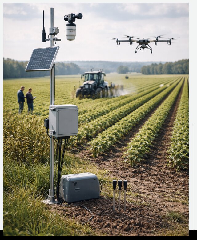 Разработка IoT мониторинга полей в Киселёвске от 8739 р. | АвикейКис